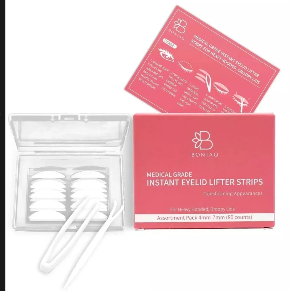 Lot Of 3-BONIAQ Instant Eyelid Lifter Strips